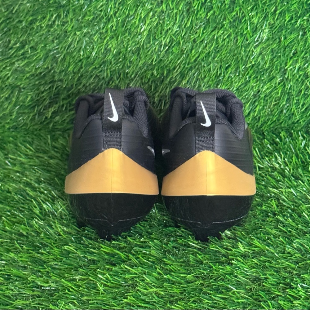 Size 8.5 - Mens Nike Vapor Speed 3 Black Gold Football Cleats - FB3303-003 - Picture 4 of 5